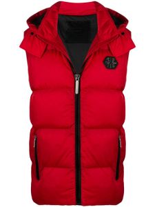 Philipp Plein gilet matelassé - Rouge