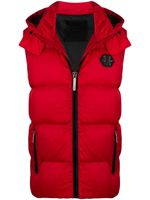 Philipp Plein gilet matelassé - Rouge