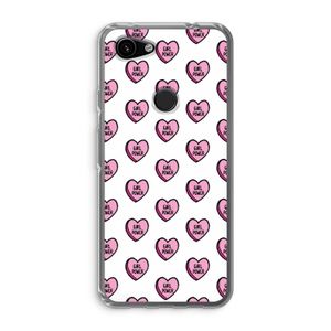 GIRL POWER: Google Pixel 3a Transparant Hoesje
