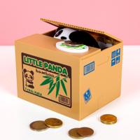 Stelende panda spaarpot Stelende panda spaarpot