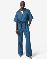HEMA Damesjumpsuit Suzy denim middenblauw (middenblauw)