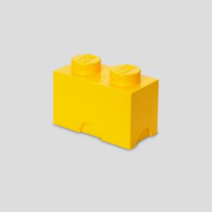 Lego - Opbergbox Brick 2 - Polypropyleen - Geel