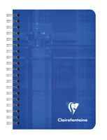 Notitieboek Clairefontaine A7+ 95x140 ruit 5x5 100blz 90gr assorti - thumbnail