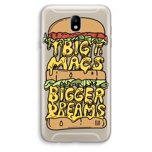 Big Macs Bigger Dreams: Samsung Galaxy J7 (2017) Transparant Hoesje