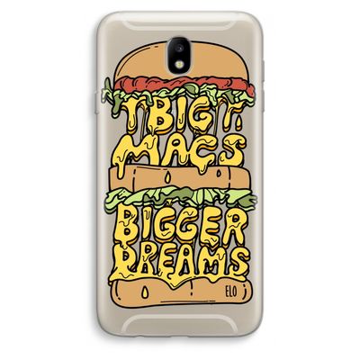 Big Macs Bigger Dreams: Samsung Galaxy J7 (2017) Transparant Hoesje