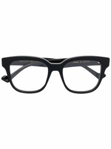 Gucci Eyewear lunettes de vue à monture carrée - Noir