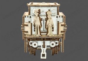 WOODEN.CITY Wooden Express + Tender 3D-puzzel 580 stuk(s) Voertuigen