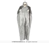 Hangdecoratie Skelet Grijs/Wit (80cm)