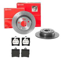 Remmenset, remschijf BREMBO, Remschijftype: Geperforeerd, Inbouwplaats: Achteras: , u.a. für Mercedes-Benz, Chrysler - thumbnail