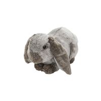 Pluche hangoor konijn grijs knuffel van 28 cm