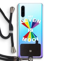 Het Leven Is Mooi: Huawei P30 Transparant Hoesje met koord