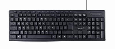 Gembird KB-UM-107 Multimedia toetsenbord, zwart, US-layout