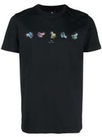 PS Paul Smith t-shirt en coton biologique à imprimé graphique - Bleu - thumbnail