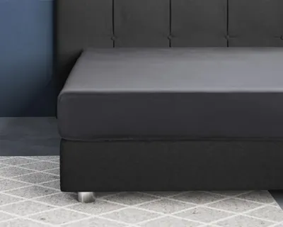 Primaviera Deluxe Satijnen Hoeslaken Antraciet 200 x 220 cm