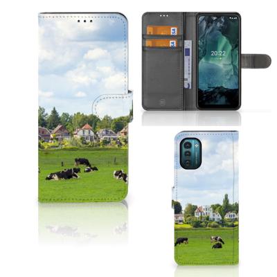 Nokia G11 | G21 | Telefoonhoesje | Met pasjeshouder | Koeien