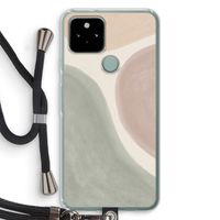 Geo #6: Pixel 5 Transparant Hoesje met koord