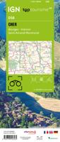 Fietskaart - Wegenkaart - landkaart D18 Top D100 Cher | IGN - Institut Géographique National