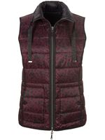 Reversible-bodywarmer opstaande kraag Van BASLER zwart