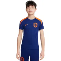 Nederland Strike Trainingsshirt Junior 2024-2026 - Maat 116 - Kleur: Blauw | Soccerfanshop - thumbnail