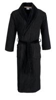 Carl Ross Carl Ross Heren Badjas Sjaalkraag 582200 Deep Black/Khaki 52/54
