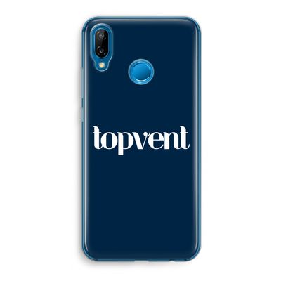 Topvent Navy: Huawei P20 Lite Transparant Hoesje