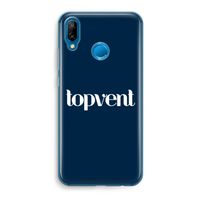Topvent Navy: Huawei P20 Lite Transparant Hoesje