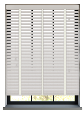 Sunwood PVC jaloezie met ladderband - whitewash eiken