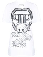 Philipp Plein t-shirt à logo imprimé - Blanc - thumbnail