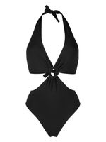 Fisico maillot de bain stretch à dos-nu - Noir