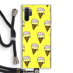 Isjes: Samsung Galaxy Note 10 Plus Transparant Hoesje met koord