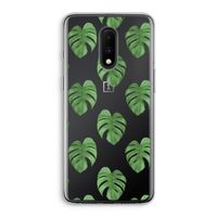 Monstera leaves: OnePlus 7 Transparant Hoesje