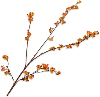 Silk-ka kunsttak bessen 109cm oranje