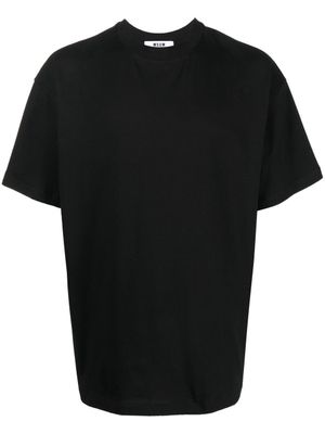 MSGM t-shirt à logo imprimé - Noir