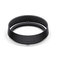 Leica 19657 Zonnekap Q3, rond, aluminium, zwart geanodiseerde afwerking