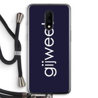 Gijweet: OnePlus 7 Transparant Hoesje met koord