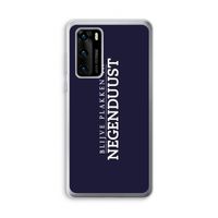 Blijve plakken in Negenduust: Huawei P40 Transparant Hoesje