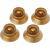 Gibson Top Hat Knobs Gold potmeterknoppen voor gitaar (set van 4)