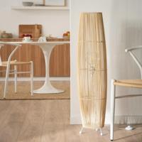 Houten lamp bamboe &apos;Kenu&apos; bamboo e27 fitting 100cm
