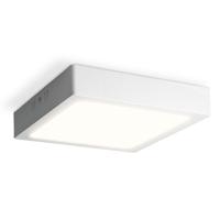 Plafondlamp Timmy - Vierkant - 18 Watt 1800 Lumen - Wit - 4000K neutraal wit - Plafonniere - 204mm - Compact design
