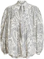 ETRO blouse à motif cachemire - Noir