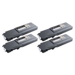 Huismerk Dell 3760/3765 (593-11119/593-11122) Toners Multipack (zwart + 3 kleuren)