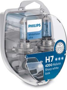 Philips WhiteVision Type lamp: H7, verpakking van: 2 + 2, koplamp voor auto