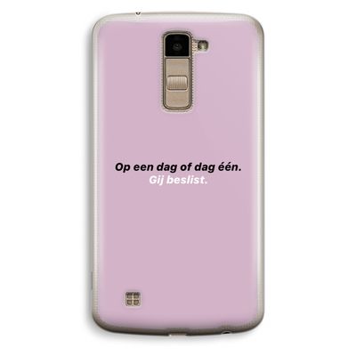 gij beslist: LG K10 (2016) Transparant Hoesje
