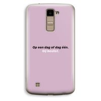gij beslist: LG K10 (2016) Transparant Hoesje