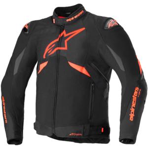 ALPINESTARS T-GP R V3 Drystar Jacket, Textiel motorjas heren, Zwart-Rood Fluo-Wit