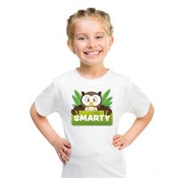 Uilen dieren t-shirt wit voor kinderen