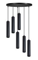ETH Strakke hanglampMiller zwart 6-lichts - 05-HL4560-30