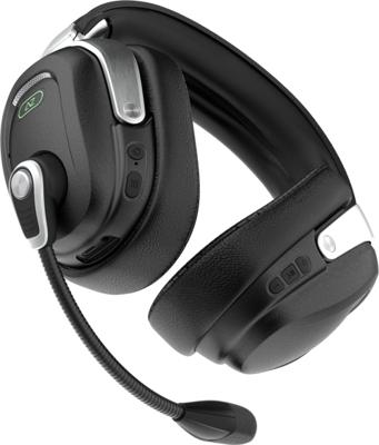 Acezone A-Rise Headset Bedraad en draadloos Hoofdband Gamen USB Type-C Bluetooth Zwart