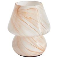 Beliani - LOBO - Tafellamp - Beige - Glas