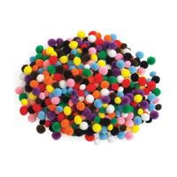 Colorations - mini pom poms divers, 450st.